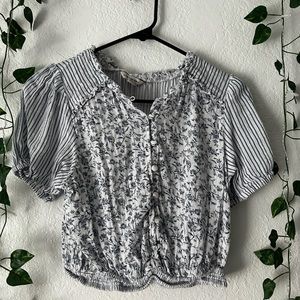 American eagle crop tee